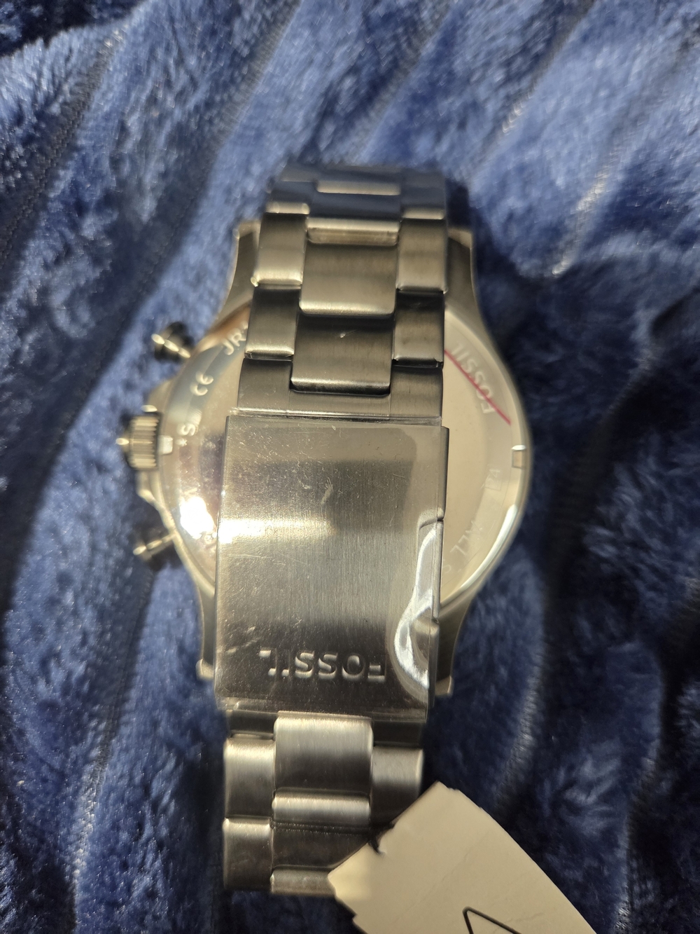 Fossil Stainless Steel Chronograph Watch - Silver